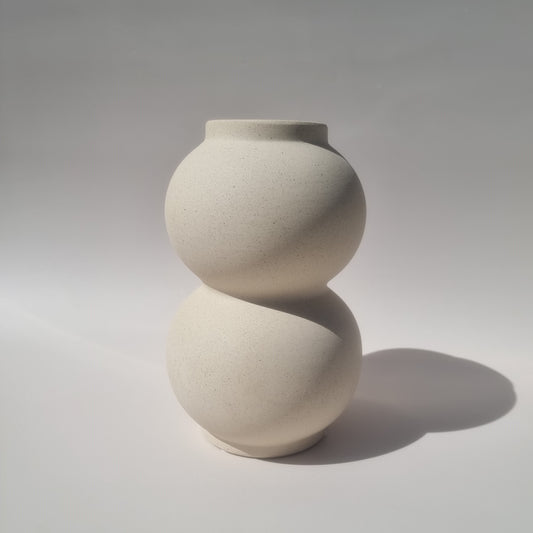 FRANKIE | White Sand Vase