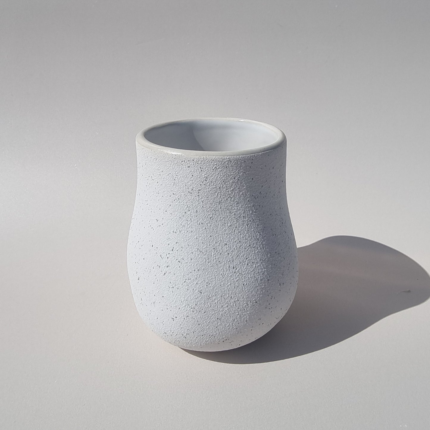 MONA | White Speckle Vase